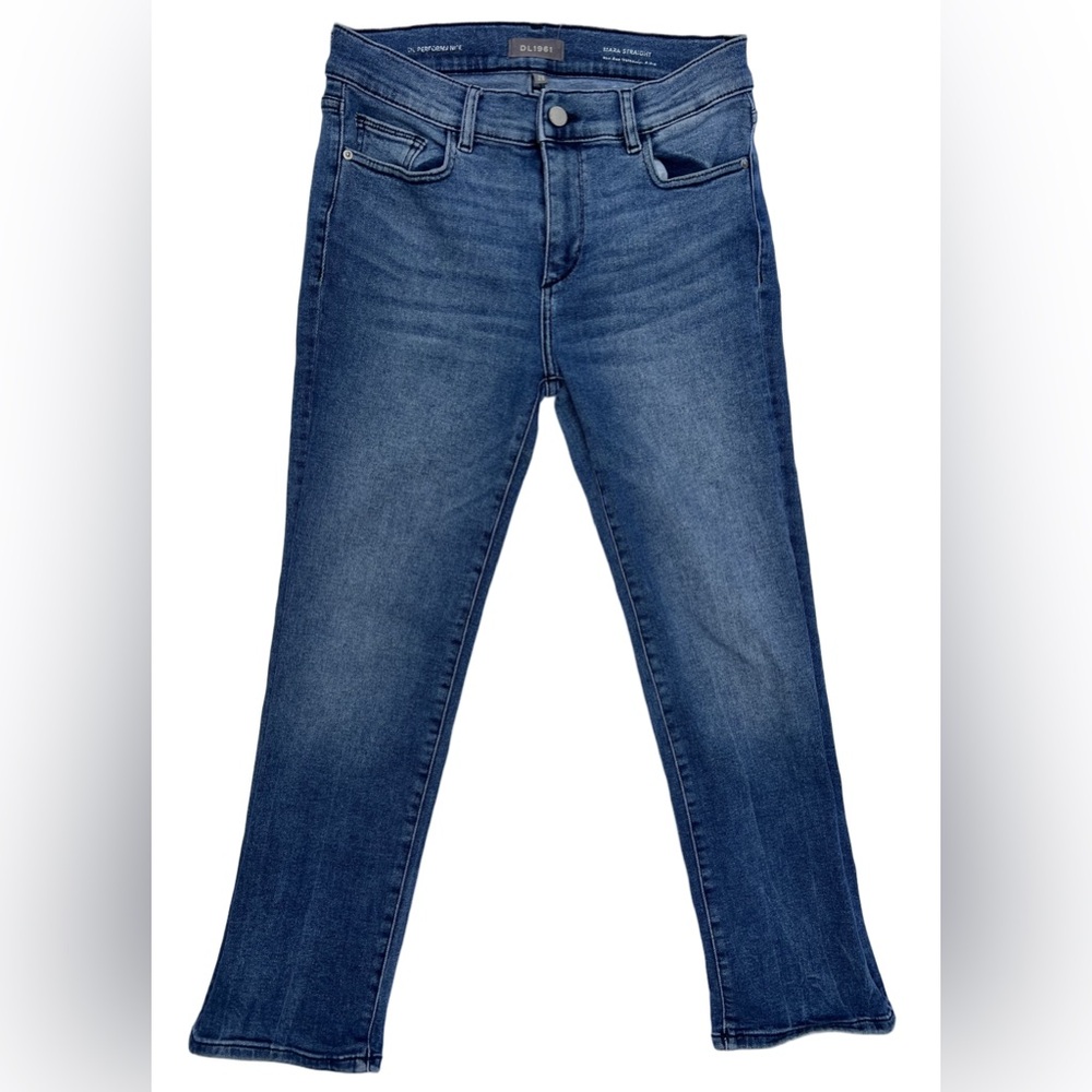 DL1961 Mara Straight Mid Rise Ankle Jean Size 28